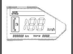 সাত সেগমেন্ট এলসিডি মডিউল টিএন 6 ডিজিটের এলসিডি ডিসপ্লে ব্লু ব্যাকলাইট