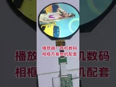 কাস্টমাইজড এমআইপিআই এলভিডিএস এলসিডি ডিসপ্লে, রঙ গোলাকার টিএফটি ডিসপ্লে BBI340001B0